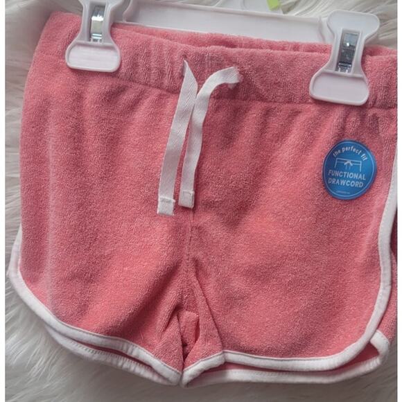 Carter’s Toddler Girls Pink Terry Cloth Shorts 4T - Picture 2 of 2